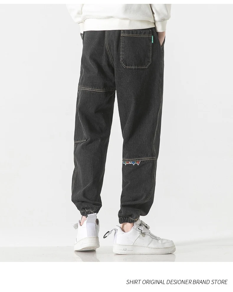 Title 13, Heren Loose-Fit Tapered Broeken van Topmerken R...