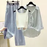 White Suspender Suit B
