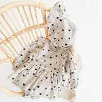 Vestido de bebê menina outono, manga longa, body de algodão, roupa de escalada com chapéu, amor e conforto. — foto 6