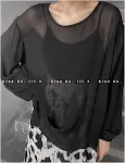 Women's elegant chiffon top – lightweight, flowy, and perfect for any occasion. Dress it up or down, ideal for work or a — photo 1
