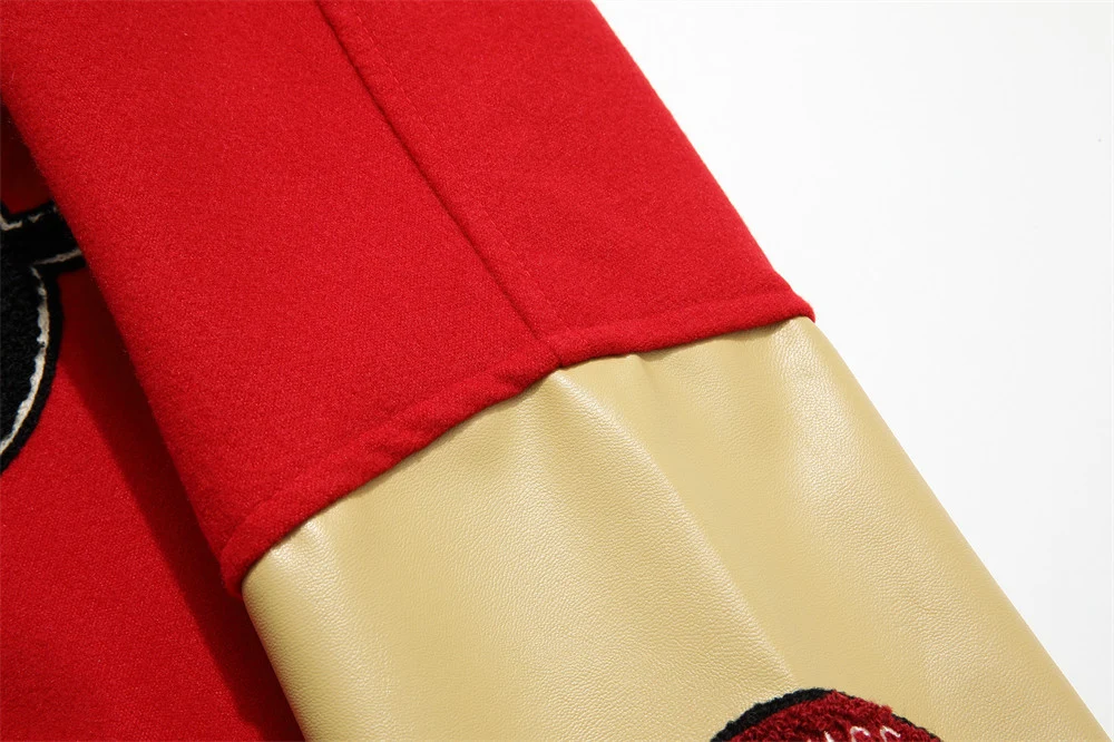 Title 3, Machine Embroidery Letter Bee Loose Jacket Coat...