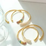 Pulseira Ns Style com design de nicho europeu e americano. Elegância única, ideal para looks modernos. Um acessório indispensável para realçar seu estilo diário. — foto 15