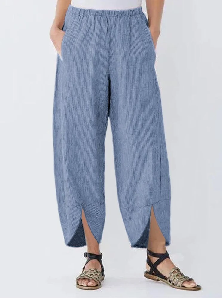 Title 7, Loose casual straight-leg womens trousers, pro...