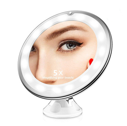 360 Swivel 10x Magnifying Bright LED Lighted Makeup Mirror for Flawless Makeup Application and Perfect Detailing Every T — photo 12