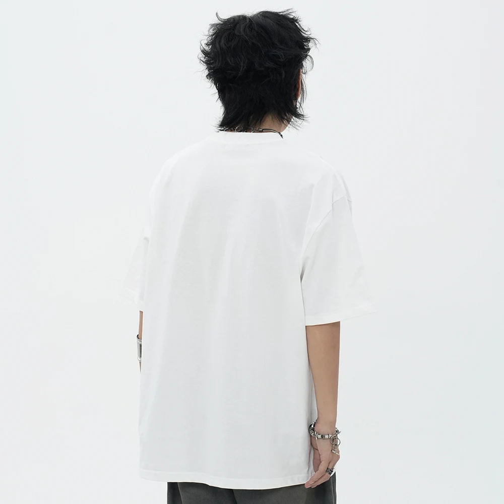 Title 2, Mens Fashion Cross Printed T-shirt Short Sleev...