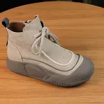 Women's Color Matching Sports Casual Shoes Lace-up Booties. Stylish and comfortable booties for a sporty and fashionable — photo 5