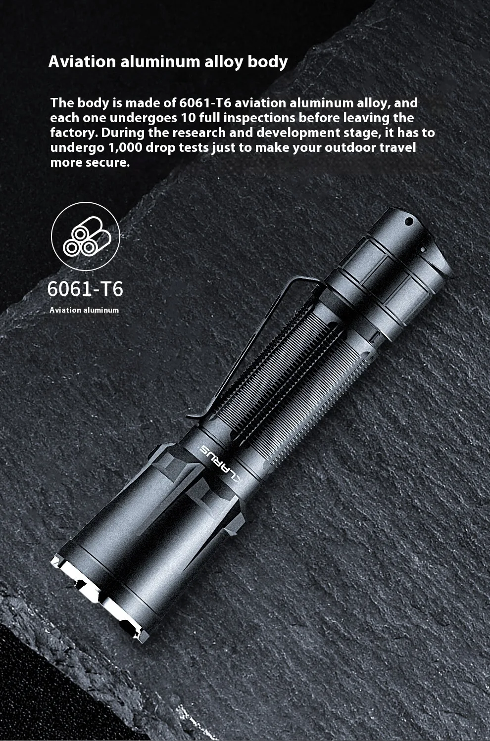 Title 5, Professional Tactical Flashlight XT11GT PRO Str...
