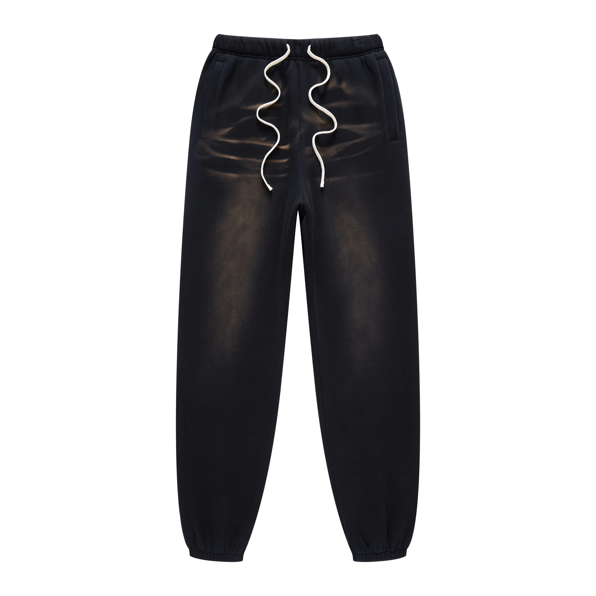Gewassen paardenstaart gradient enkelstrik sweatpants. Ultiem comfort en stijl voor dagelijks gebruik. Zachte stof en perfecte pasvorm. — foto 11