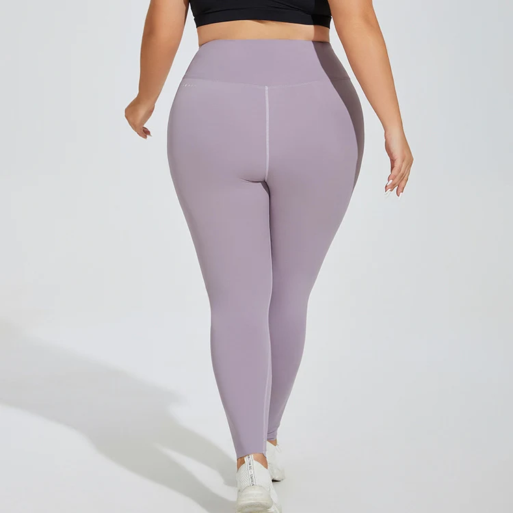 Plus Size Yoga Pants High Waist Hip Lift Seamless Cloud Sense Women's Fitness Exercise Workout — photo 3