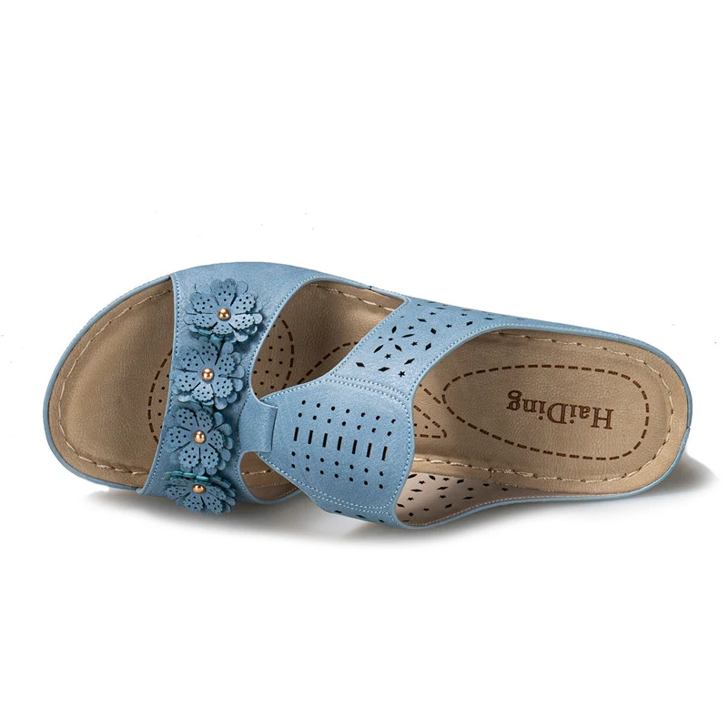 Title 5, Car Line Womens Sandals Mother Shoes Wedge Sli...