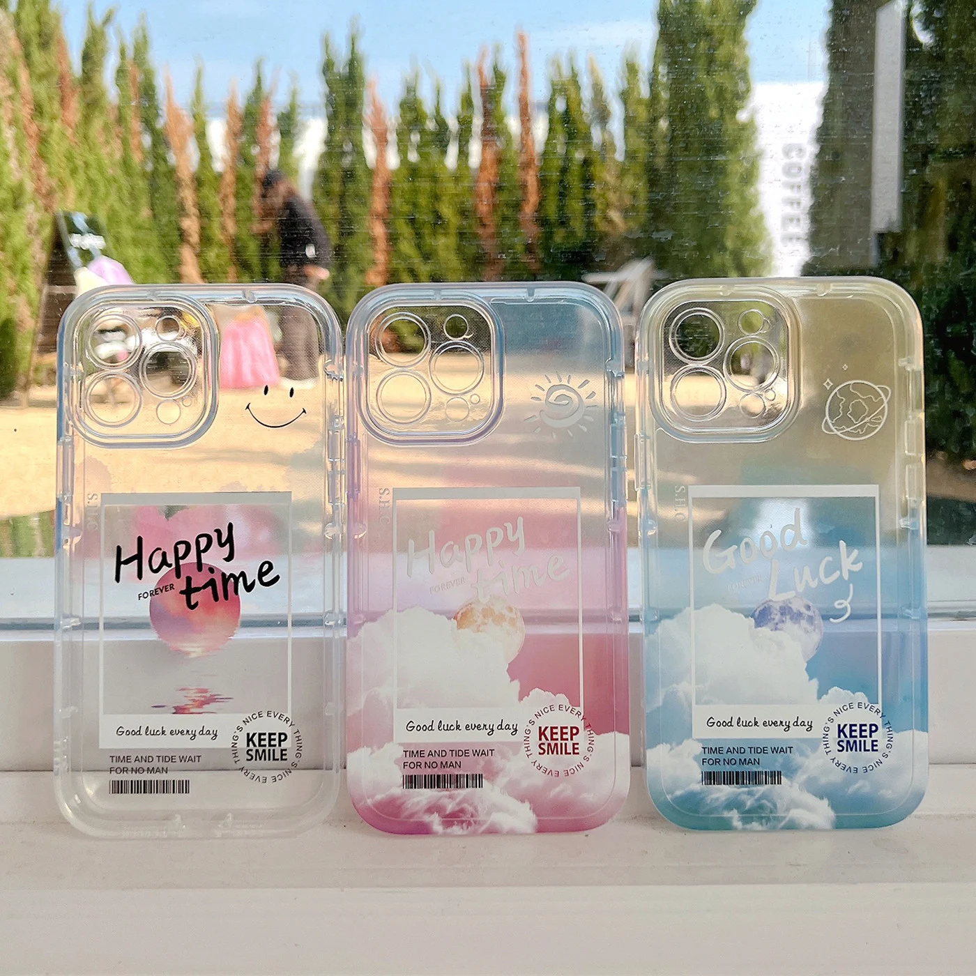 Title 4, Gradient Transparent Color Cloud Letter Mobile ...