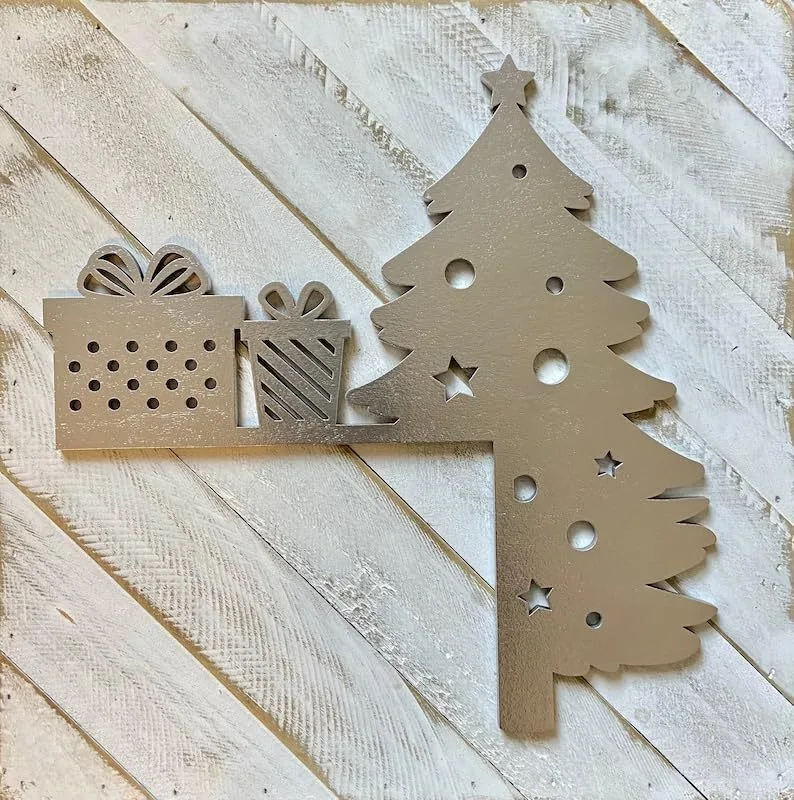 Christmas Holiday House Door Top Decoration. Bring festive cheer to your home with this easy to install door top decorat — photo 3