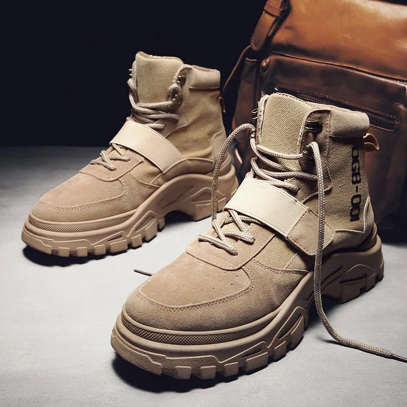 Title 5, Couples High-Top Shoes Mens Martin Boots Tool...