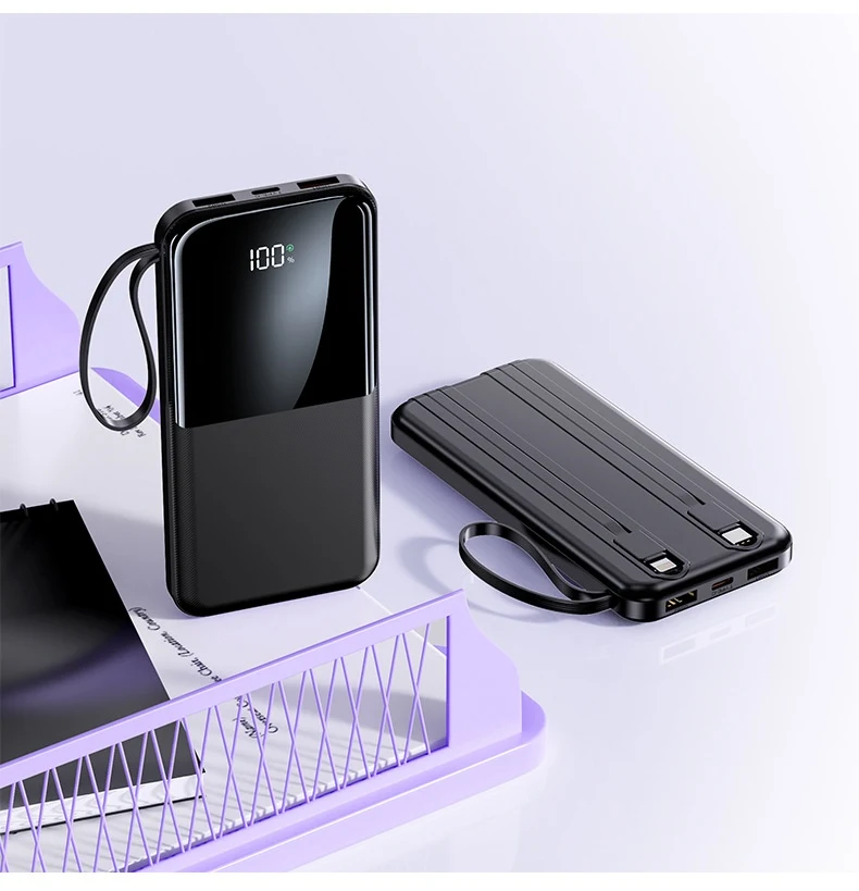 Title 17, Fast Charge With Cable 20000mAh Large Capacity ...
