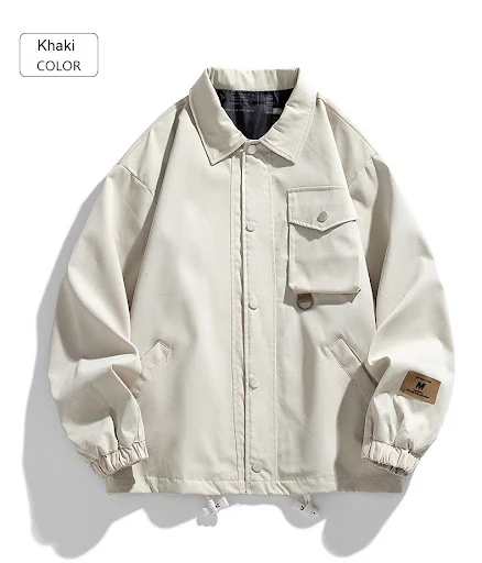 Title 11, Mens Lapel Casual Loose Jacket for relaxed com...
