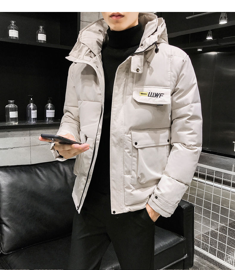 Warm three-dimensional patch pocket padded jacket for ultimate comfort and style. Perfect for cold weather and everyday — photo 4