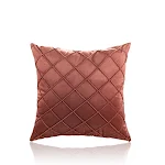 Fronha de travesseiro xadrez de veludo de cor pura para sofá, cama e casa, almofada de pelúcia curta, conforto e estilo. — foto 5