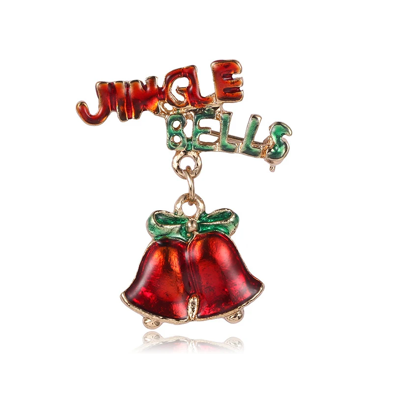Broche de Árvore de Natal Papai Noel, liga retrô para roupas, sapatos, chapéus, acessórios e broches. Joia pin para alegria. — foto 7