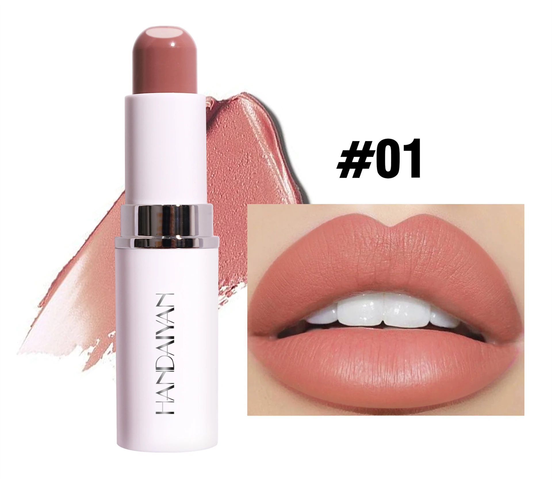 Two-in-one sandwich lipstick for women, matte and moisturizing. Perfect lips with dual benefits. Ideal lip makeup for be — photo 9