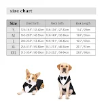 Pet Dog Clothes Fashion Party Show Formal Suit Tie Bow Shirt Wedding Tuxedo Halloween Dress for Small Large Dog Clothes — photo 6