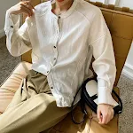 Loose Women's Wear Shirt Simple Autumn. Comfortable Shirt for Autumn. Perfect for Everyday Wear. Easy to Style and Offer — photo 6