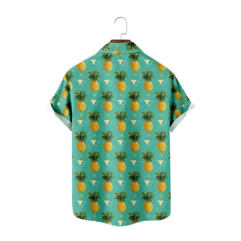 Męska koszulka z nadrukiem 3D Simple Stitching Top, nowoczesny design, idealna na co dzień, oddychający materiał, wysoki komfort noszenia. — zdjęcie 5