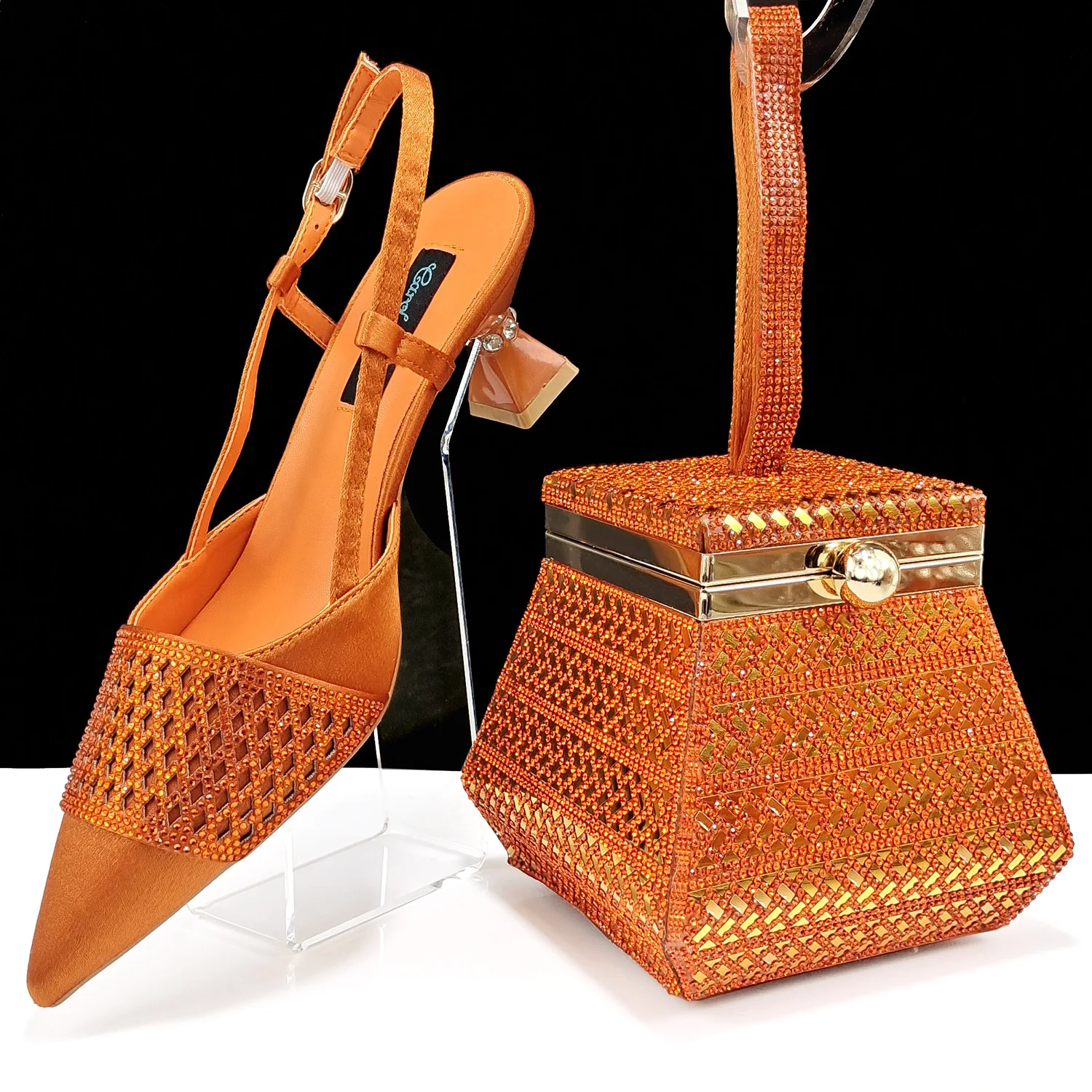 Sky Blue Wine Cup High Heels, High Quality Shoes with Shoe Bag, perfect for adding elegance to any outfit. — photo 8