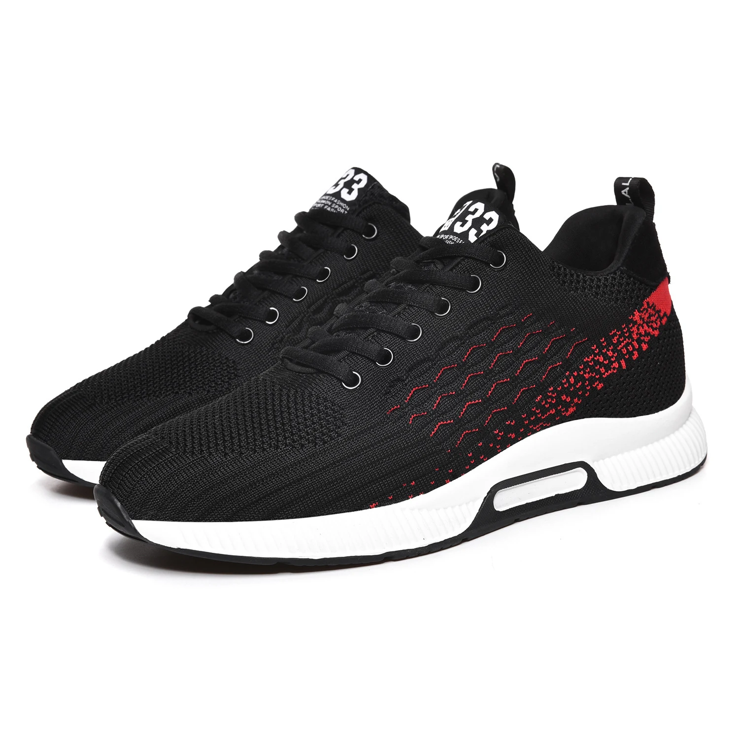 Title 5, Onzichtbare 6CM Fly-kit Mesh hardloopschoenen. ...