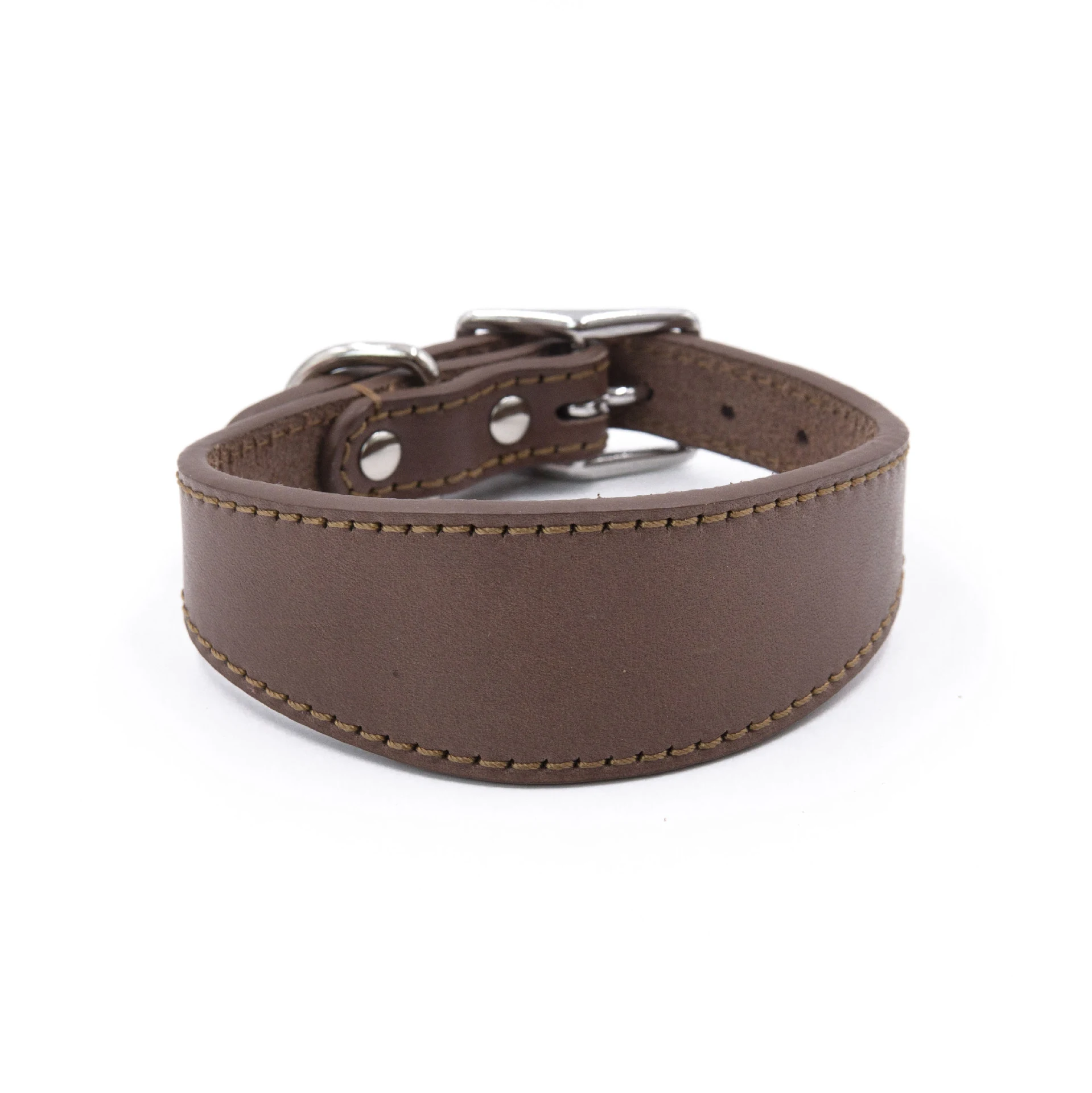 Title 5, Real Leather Cowhide Pet Collar – Durable, comf...