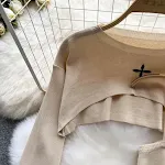 Set casual alla moda lavorato a maglia da donna — foto 12