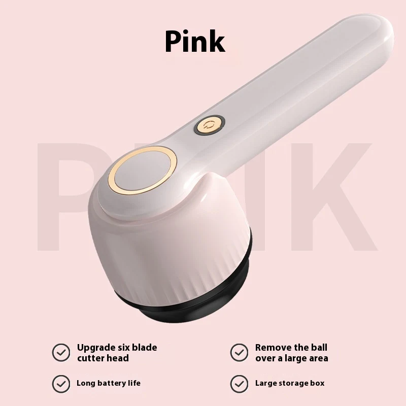 Portable Rechargeable Handheld Six-leaf Strong Clothing Fur Ball Trimmer. Effectively removes lint and pills for fresh c — photo 2