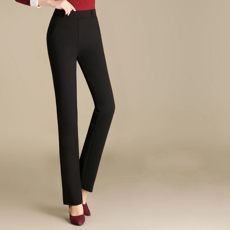 Title 2, Long Womens Mid-Straight Pants Optional Cashme...