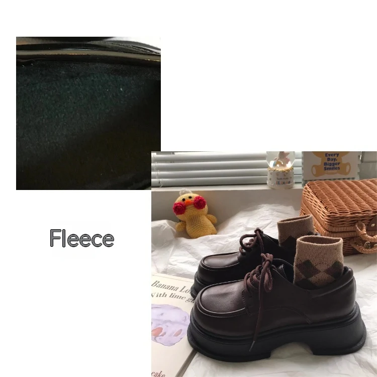 Title 4, Autumn Fleece Thick Bottom Increased Retro Brit...