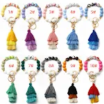 Pulseira de gel sílica com padrão de borla boêmia, confortável e estilosa. Design único para um visual moderno e descontraído, ideal para qualquer evento. — foto 9
