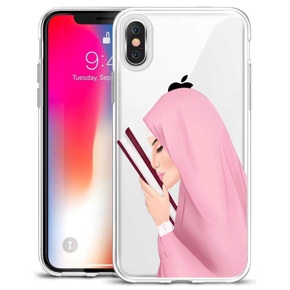 Title 6, Capinha para celular de menina muçulmana compat...