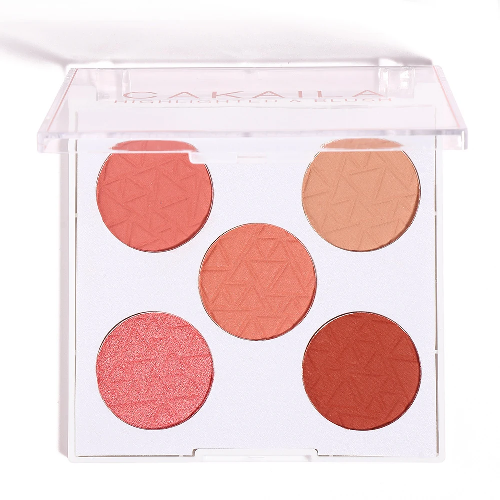 Title 5, Fünffarbige Rouge Blush Palette mit mattem und ...