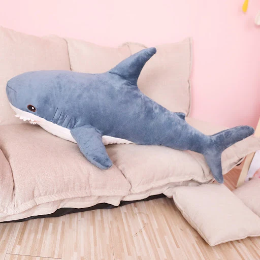 Title 4, Creative Cute Shark Doll Bedroom Sofa Decoratio...