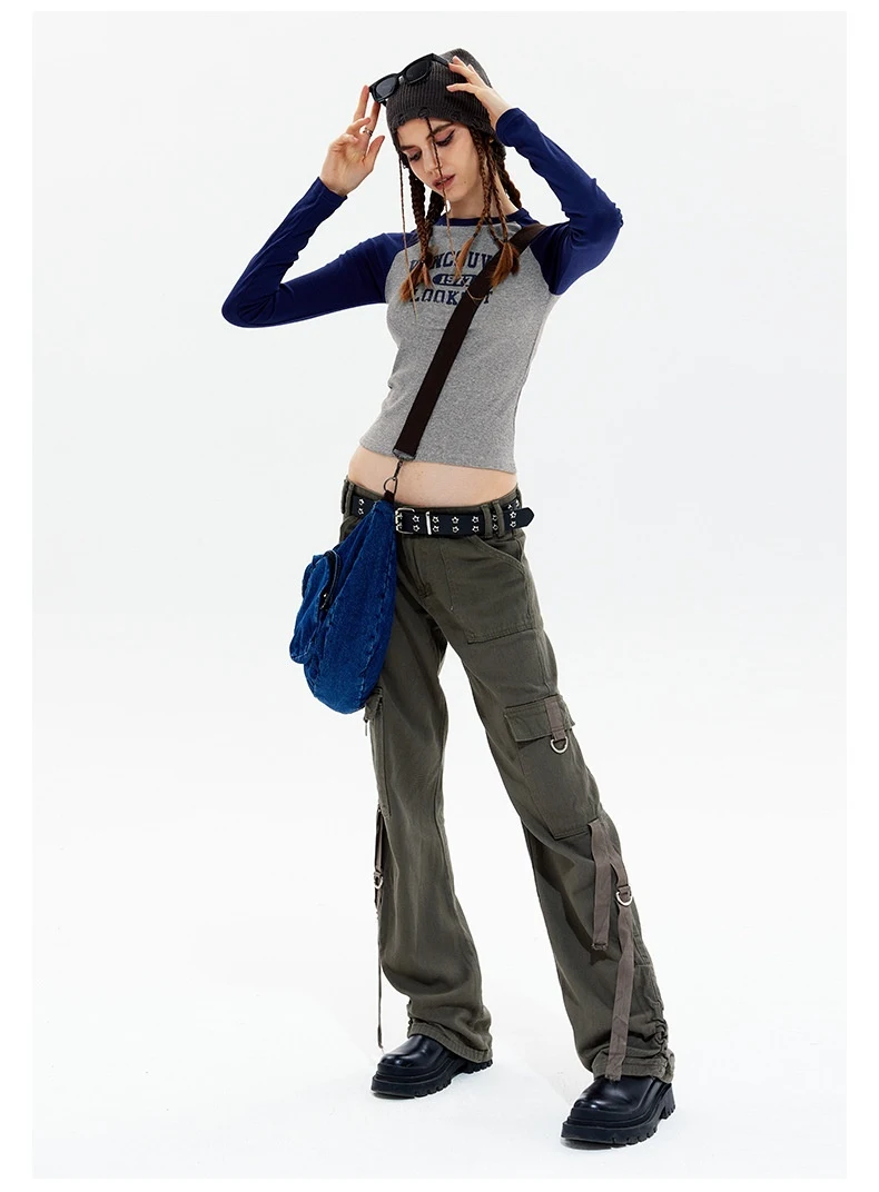 Title 5, Womens round neck top featuring knitted textur...