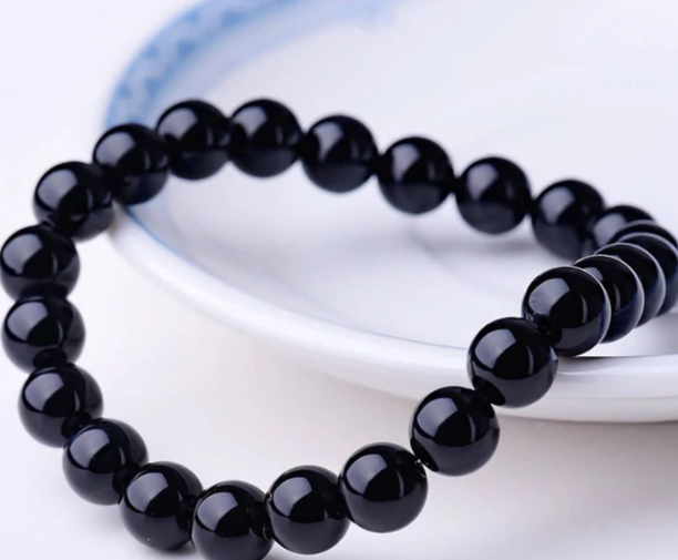 Pulseira preta de onyx — foto 5