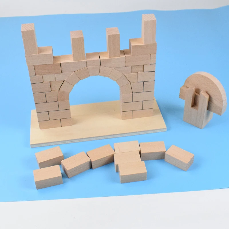 Brinquedo de Construção Ponte de Arco, um presente ideal. Construa uma ponte romana com blocos e divirta-se. Construção criativa e educativa. — foto 2