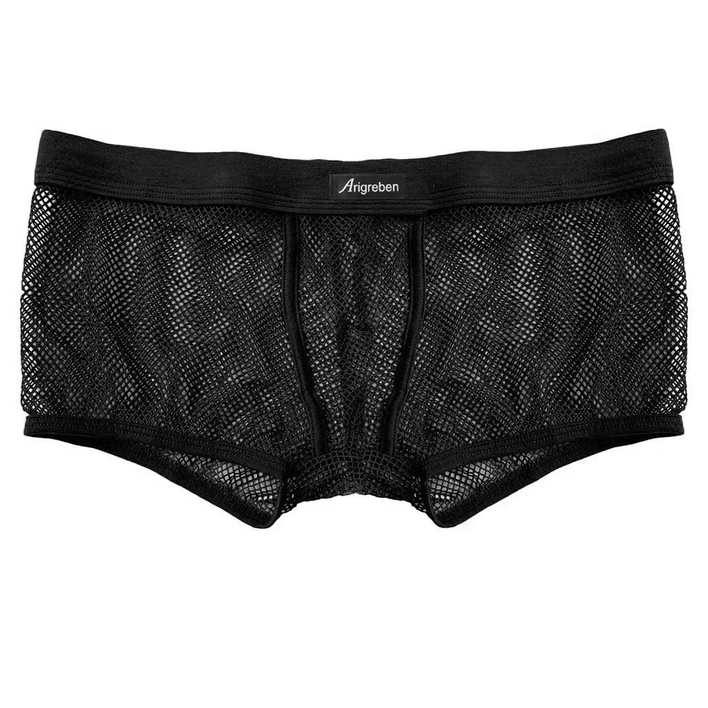 Cuecas boxer masculinas de malha respirável, conforto e frescor imbatíveis. Mantenha-se seco e confortável o dia todo com a respirabilidade ideal. — foto 3