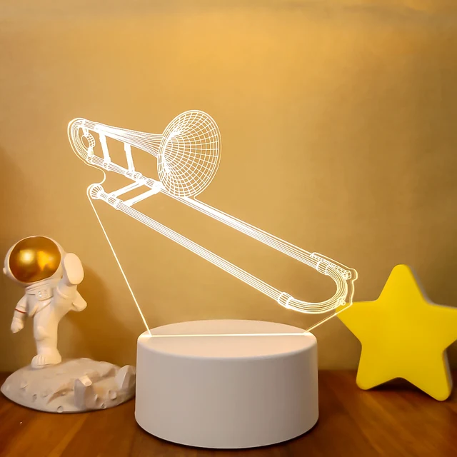 Title 5, Lampe de table 3D LED avec télécommande tactile...
