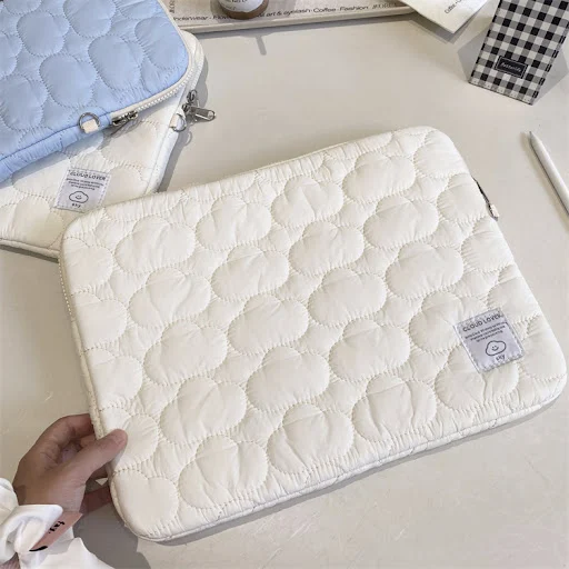 Title 40, Cute Cloud Embroidery Notebook Storage iPad Tab...