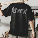 Retro Washed T-shirt Heavy Short-sleeved Shirt Men – Comfortable and stylish vintage-inspired shirt, perfect for everyda — photo 6