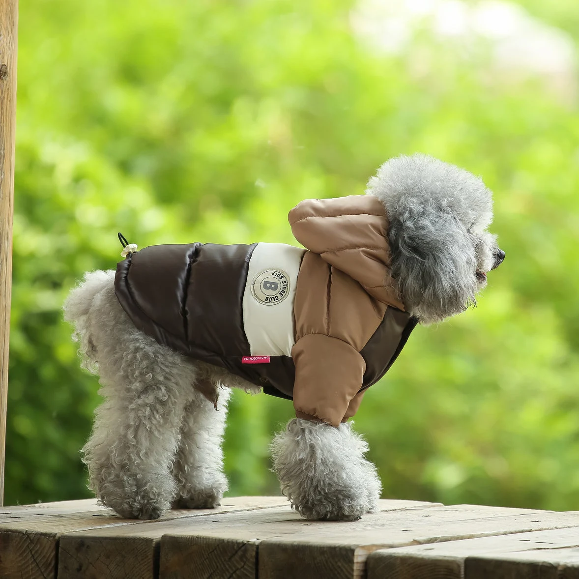 Title 14, Two-Legged Dog Warm Outdoor Clothes with Cotton...