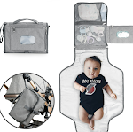 Bolsa de carrinho de bebê multifuncional portátil e à prova d'água Pilch, perfeita para passeios e viagens com seu bebê. — foto 4