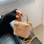 Mini Lipstick Tasje met Camelia Ketting, Schoudertas voor Dames, Klein Kettingtasje, Stijlvol en Handig voor je Essentials Onderweg — foto 17