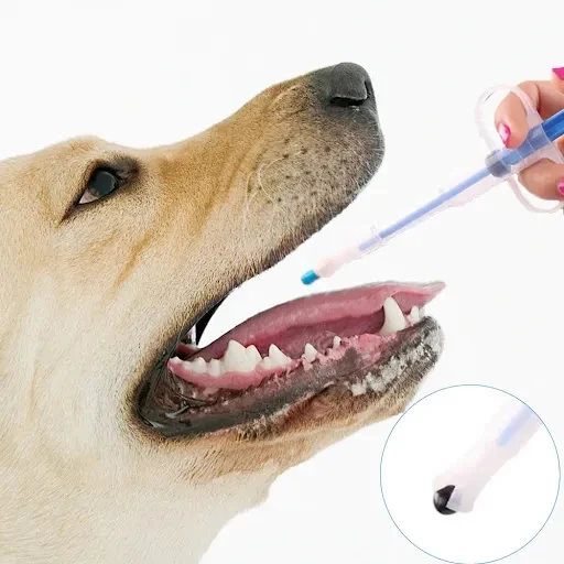 1PCS Pet Syringe Tablet Pill Gun Piller Push Dispenser Medicine Water Milk Syringe Tube Feeder Tools Dog Accessories Dog — photo 6