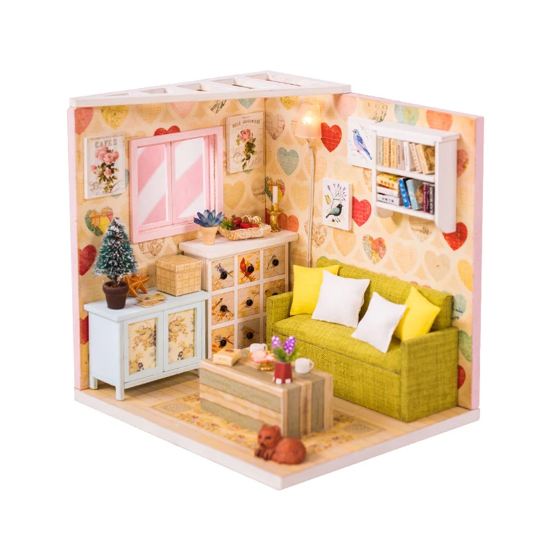 Handmade small house model assembly villa Enjoy building and displaying this detailed model, a fun and rewarding craft p — photo 1