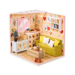 Handmade small house model assembly villa Enjoy building and displaying this detailed model, a fun and rewarding craft p — photo 1